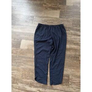 Marine Layer‎ Allison Pant Womens XL Blue Stretchy Tencel Relaxed Pull On Comfy